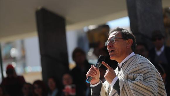 El presidente Martín Vizcarra aseguró que el Gobierno sigue trabajando entregando obras en todo el país. (Foto: Difusión / Video: TV Perú)