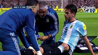 La desgarradora petición de Fernando Gago tras romperse los ligamentos en partido ante Perú [VIDEO]