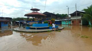 Pasco: fuertes lluvias aumentan caudal de dos ríos en Oxapampa e inundan más de 100 casas