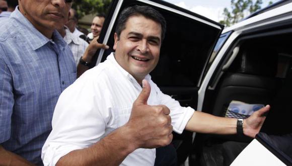 Juan Orlando Hernández ganaba hasta ayer con el 34.08% de los votos. (Reuters)