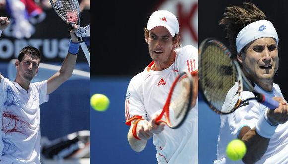 Djokovic, Murray y Ferrer siguen en carrera. (AP/Reuters)
