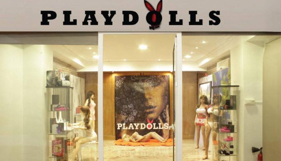 Así luce la tienda en Gandia, Valencia, donde Play Boy no dudó en instalarse.