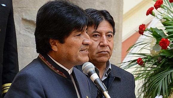 Evo Morales declaró tras la reunión en la que analizó el fallo de La Haya a favor de Perú. (EFE)