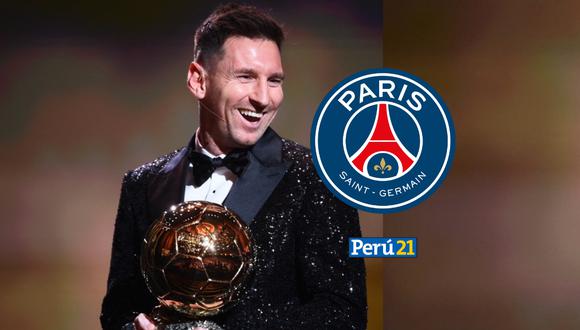 Lionel Messi ganó su sétimo Balón de Oro en 2021 (Foto: AFP).