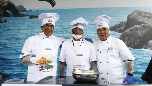 Mejor sazón. Fabián, Jorge y Alejandro ofrecen sus platos al público peruano y extranjero. (Perú21)