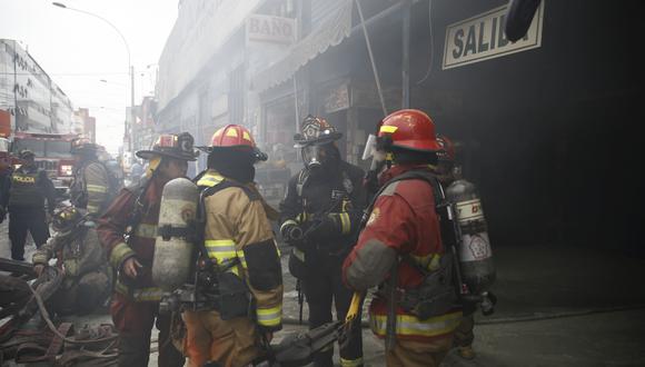 Lima es la región con mayor número de atenciones a bomberos. (Foto: GEC)