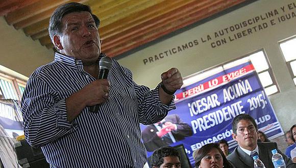El líder de Alianza para el Progreso hizo el anuncio en Cajamarca. (USI)