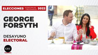 Elecciones regionales y municipales 2022: desayuno electoral de George Forsyth