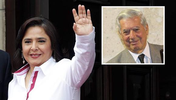 Ana Jara: Mario Vargas Llosa la felicita por censura en el Congreso. (EFE)