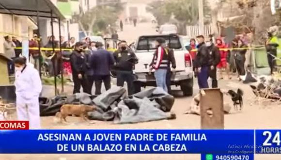 Matan a balazos a padre de familia en una fiesta en Comas por el Día de Santa Rosa de Lima. (Foto: 24 Horas)