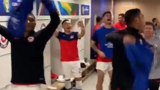 Colombia vs. Chile: El íntimo festejo de la 'Roja' en camerino tras clasificación a semifinales [VIDEO]