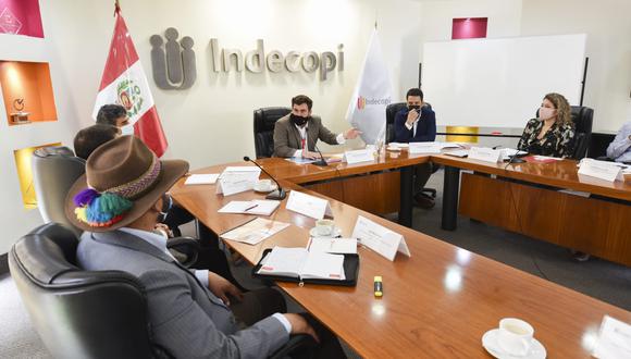 Reunión se llevó a cabo en la sede de Indecopi. (Foto: Indecopi)