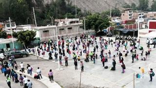 Coronavirus en Perú: PNP interviene a 500 personas que caminaban por la Carretera Central rumbo a Junín, Huancavelica y Huánuco 