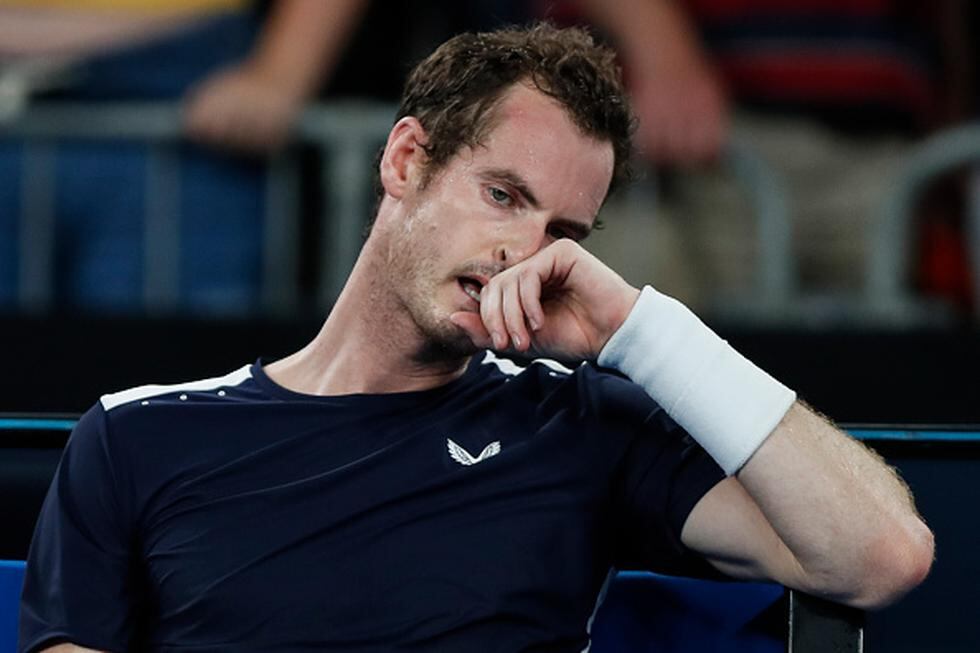 Los tenistas destacaron lo hecho por Andy Murray, que observaba con mucha atención las imágenes que mostraba la pantalla del Melbourne Arena. (Getty)