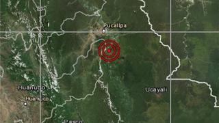 Sismo de magnitud 4,5 remeció Pucallpa esta madrugada, según el IGP