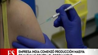 Empresa india comienza la producción masiva de la vacuna de Oxford contra la COVID-19