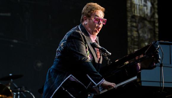 Elton John cantó en la Casa Blanca como parte de su gira de despedida de los escenarios. (Foto: AFP)