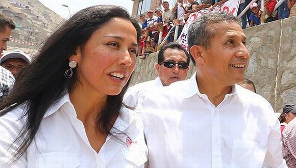 Ollanta Humala y Nadine Heredia cada vez peor. (Andina)