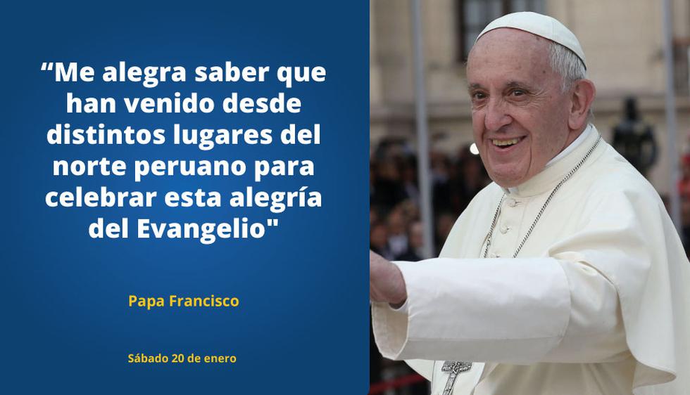 Papa Francisco en Trujillo: Estas fueron sus frases más resaltantes que dijo en su homilía.