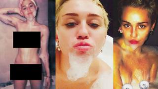 Miley Cyrus, la espuma y 8 escandalosas fotos que la siguen poniendo en portada