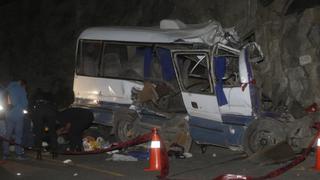 Tragedia en Canta: Sutran denuncia penalmente a los responsables de accidente que dejó 19 muertos