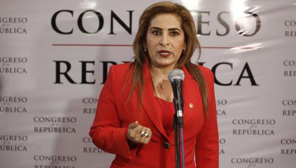 La congresista Maritza García (Fuerza Popular) es la presidenta de la Comisión de Mujer. (Perú21)