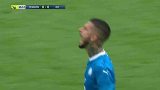 Darío Benedetto falló penal tras patar horrible en el Nantes vs. Olympique Marsella [VIDEO]