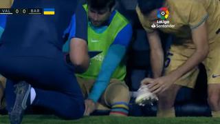 Piqué protagonizó llamativa escena antes de entrar ante Valencia [VIDEO]