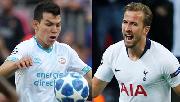 PSV vs. Tottenham: duelo de cracks como Hirving Lozano y Harry Kane en Holanda. (Reuters)