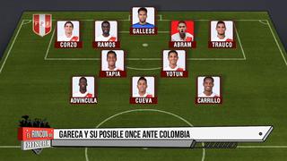 Perú vs Colombia: Conoce el equipo que iniciará el duelo ante ‘cafeteros’