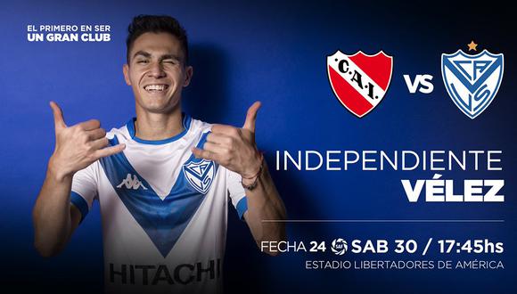 Vélez Sarsfield visita a Independiente y podría dejarlo fuera de las próximas competencias internacionales. (Foto: Vélez Sarsfield)