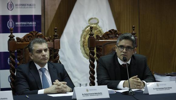 Rafael Vela y José Domingo Pérez fueron removidos de sus cargos el 31 de diciembre de 2018, pero días después fueron repuestos.  (Anthony Niño de Guzmán/GEC)