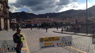 Cusco: Caos vehicular en Centro Histórico tras cierre de la Plaza de Armas