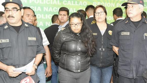 En manos de juez. Gisell Rosales quedó detenida en la carceleta del Poder Judicial del Callao. (Kelvin García/USI)
