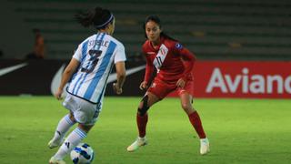 Selección peruana fue goleada por Argentina en la Copa América Femenina