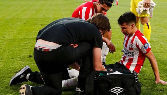 Hirving Lozano acabó el amistoso con PSV lesionado. (Foto: PSV)