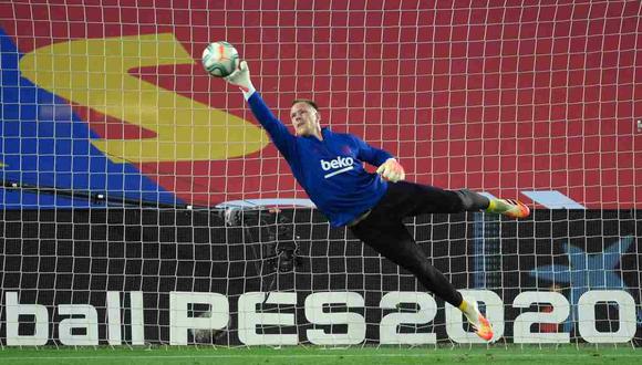 Marc-André ter Stegen respondió sobre la renovación con Barcelona. (Foto: AFP)