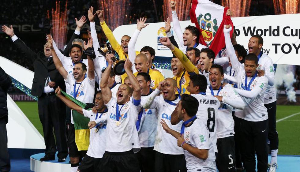 Corinthians celebró un título muy merecido como el mejor del mundo. (Reuters)