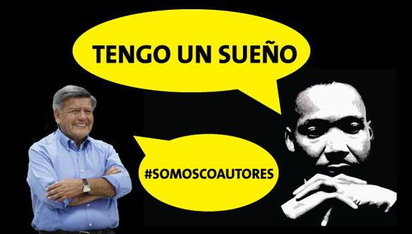 #SomosCoautores: El hashtag que se burla de quienes defienden plagios de César Acuña. (Perú21)