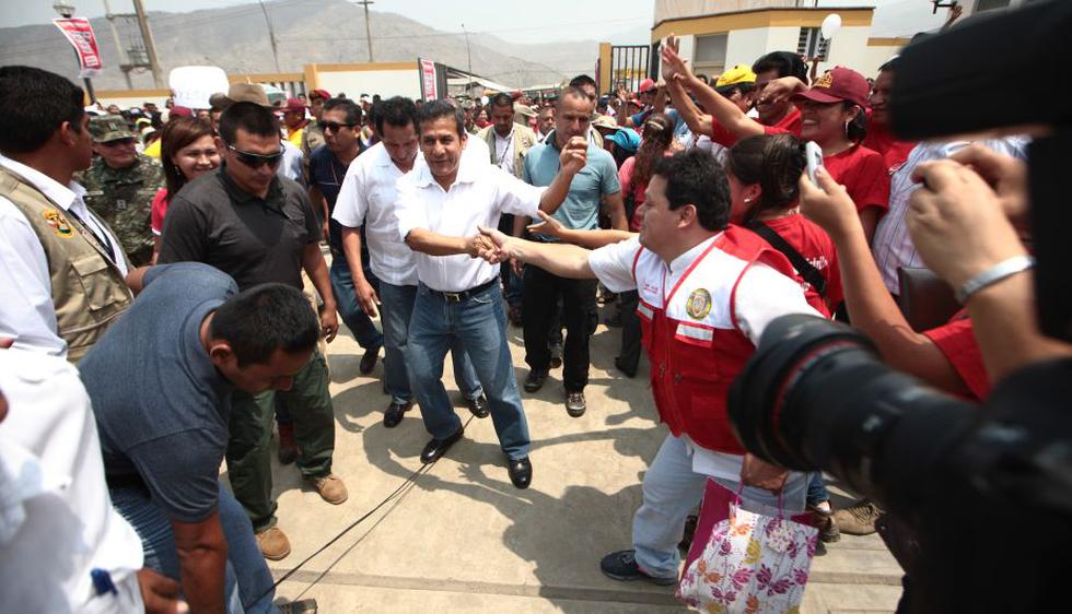 El mandatario Ollanta Humala exhortó nuevamente al Congreso a decidir si apoya o no al gabinete Cornejo. (Fidel Carrillo/Perú21)