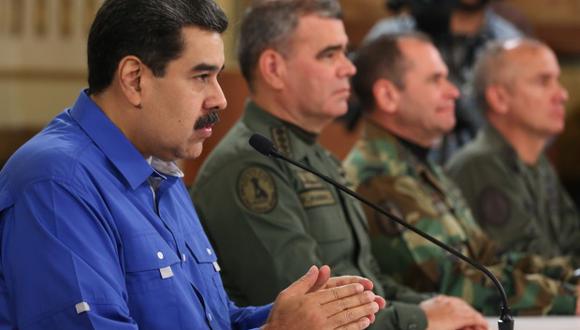 Nicolás Maduro amenazó con encontrar a los responsables del alzamiento militar para que paguen con la cárcel. (Foto: EFE)