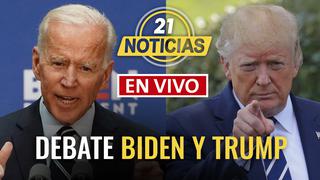Debate Presidencial USA: Trump y Biden