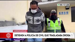 Andahuaylas: Policía de civil es detenido por trasladar droga con rumbo a Cusco