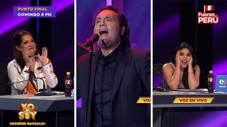 ‘Dyango’ peruano de ‘Yo soy’ sorprende al interpretar a tres cantantes en una sola canción [VIDEO] 