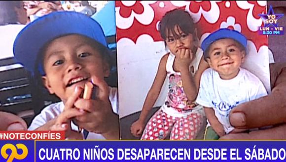 Latina señaló que los nombre de los desaparecidos son Deysi, una adolescente de 13 años, y su hermano Julio (10), así como los hermanos Dayana (11) y Luis (4).