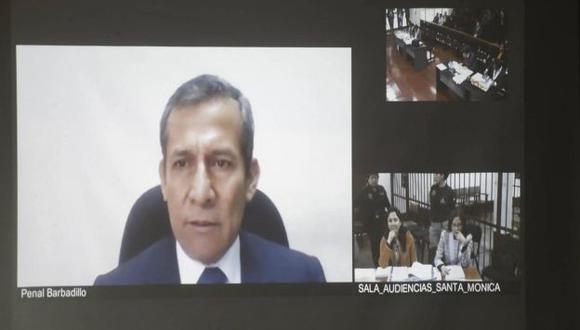 Ollanta Humala se defendió en videoconferencia desde penal (Geraldo Caso)