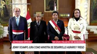 Pedro Castillo tomó juramento a nuevos ministros de Relaciones Exteriores y Agricultura