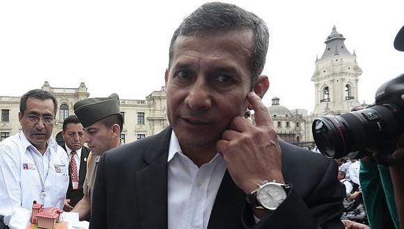 Ollanta Humala defiende el criticado régimen laboral juvenil. (Nancy Dueñas)