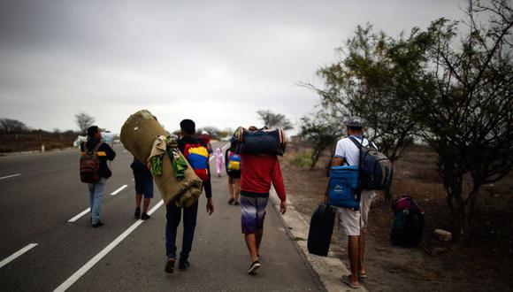 En los últimos dos años han pasado por Ecuador más de un millón de migrantes venezolanos. (Foto: AFP)