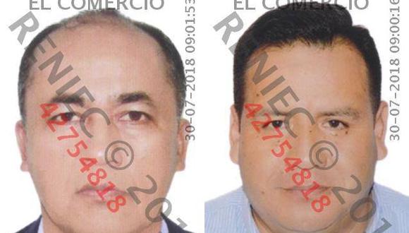 Fernando Seminario Arteta y Marcelino Meneses Huayra, ambos prófugos de la justicia. (Reniec)